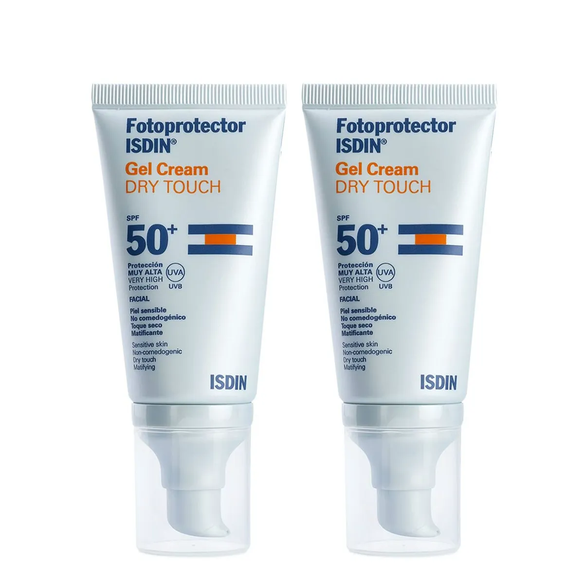 ISDIN - Pack x2 Fotoprotector Gel Cream Dry Touch Spf50 ml