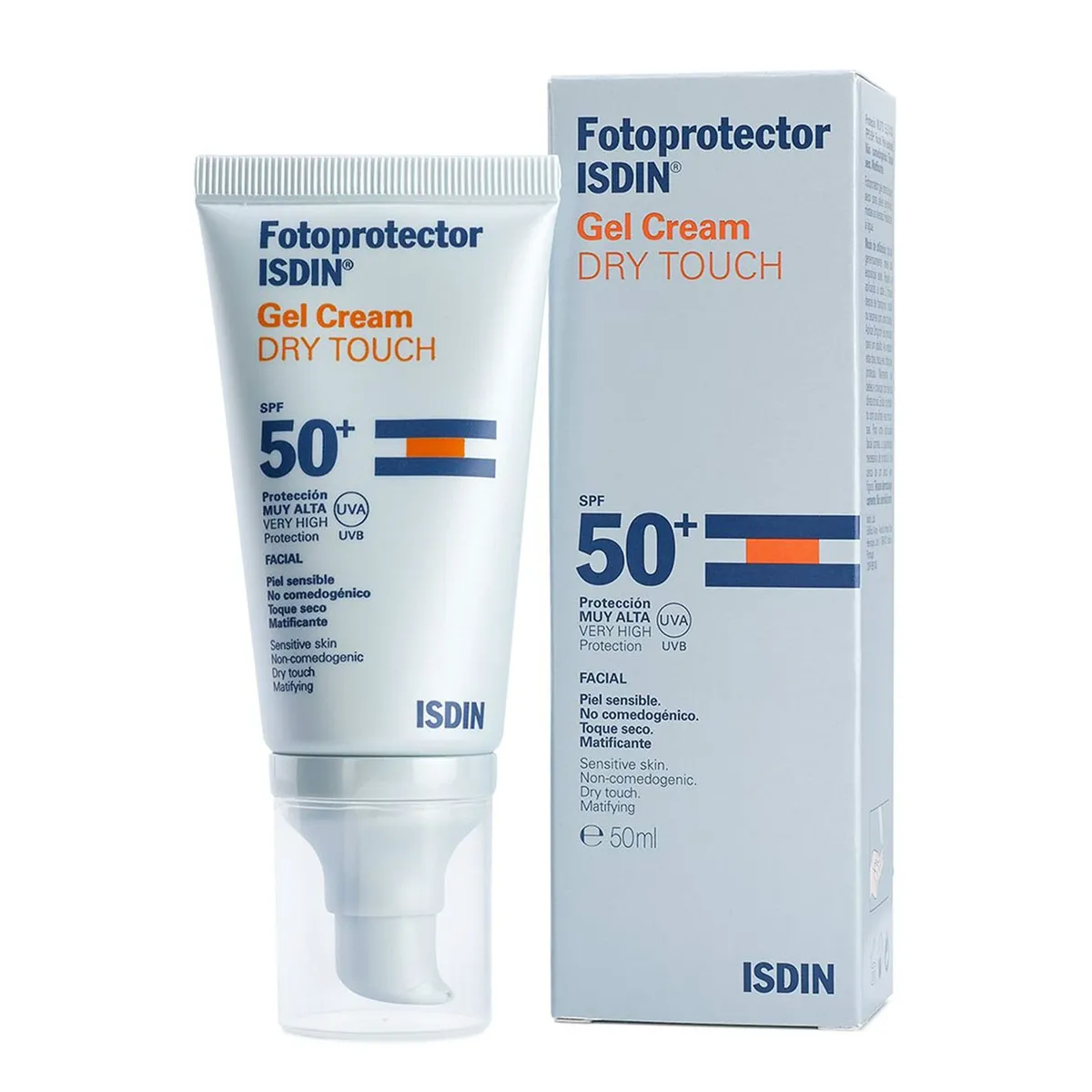 ISDIN - Pack x2 Fotoprotector Gel Cream Dry Touch Spf50 ml