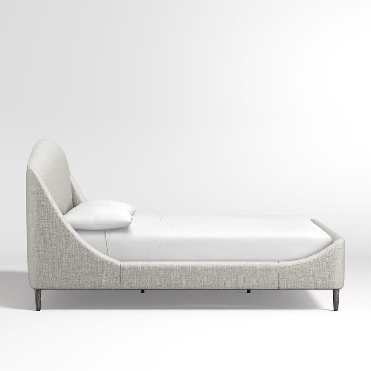 CRATE & BARREL - Cama Tapizada Lafayette Mist King