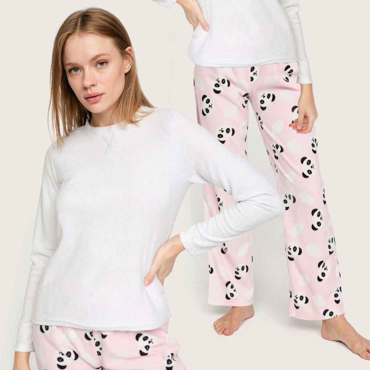 SYBILLA - Pijama de Polar Mujer