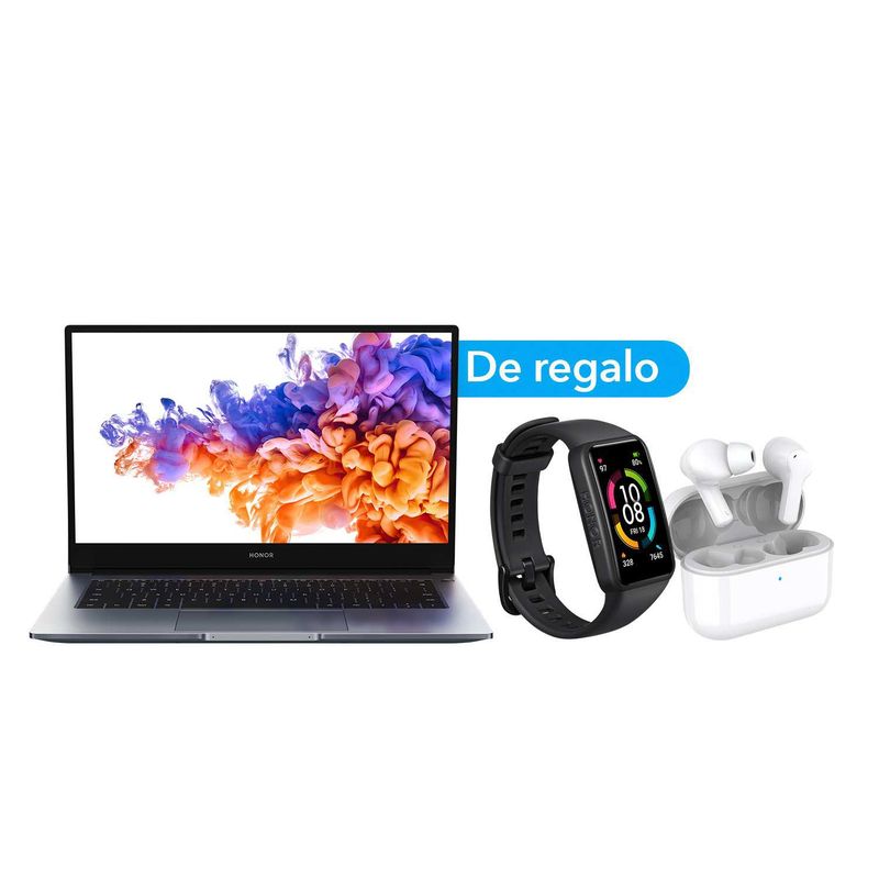 HONOR - HONOR MagicBook 14 + Honor Band 6+ TWS Earbuds X1