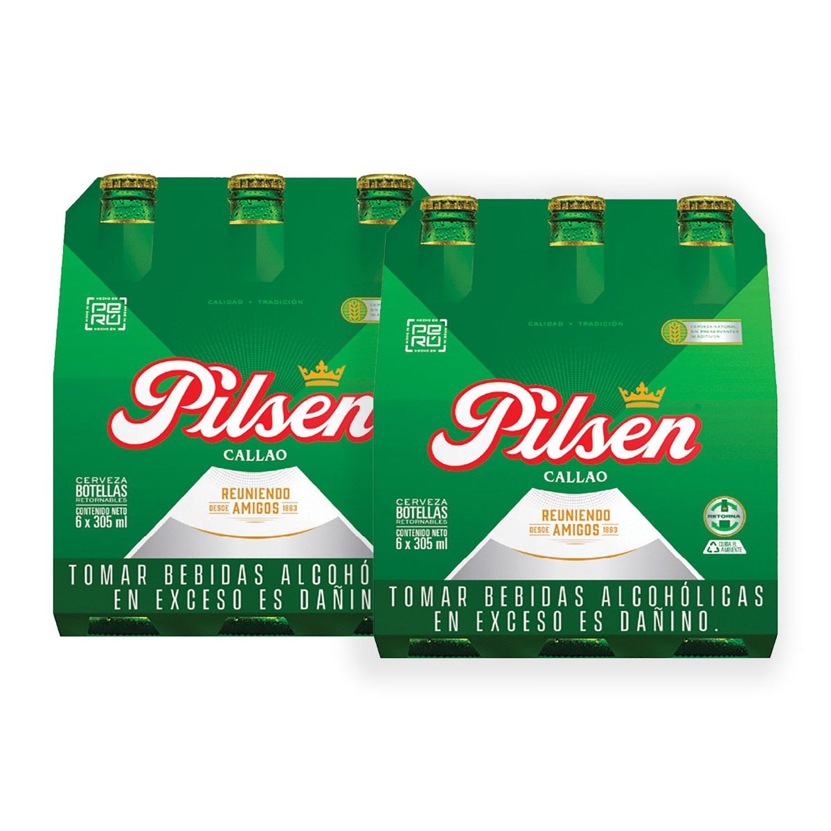PILSEN CALLAO - Cerveza Pilsen Callao 12und x 305ml