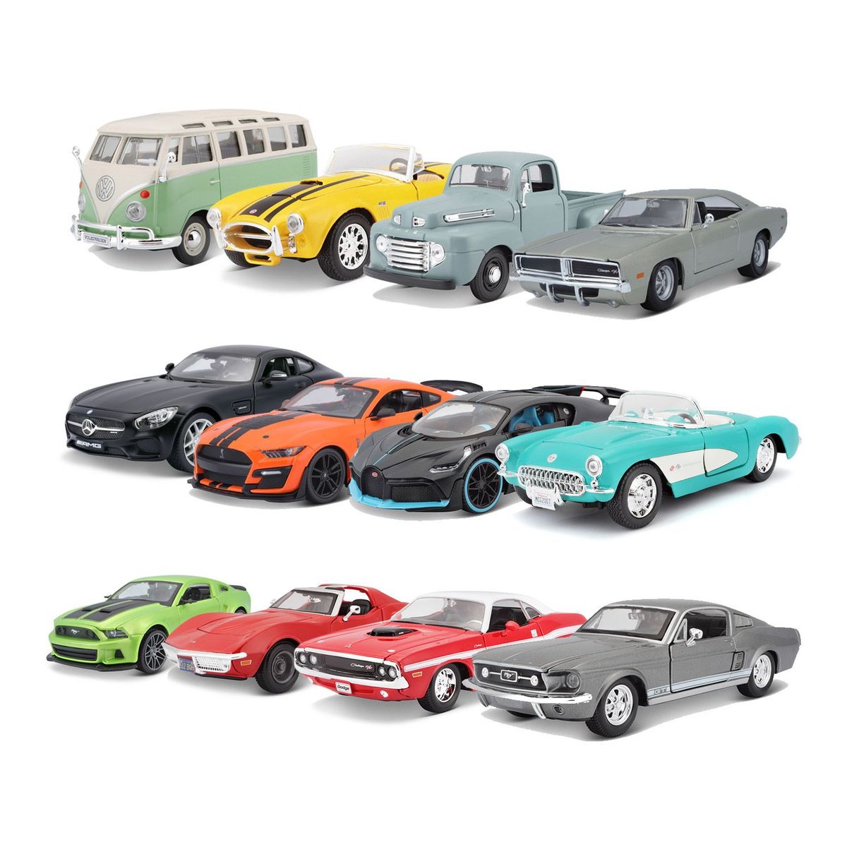 MAISTO - Pack x 12 Autos de Colección