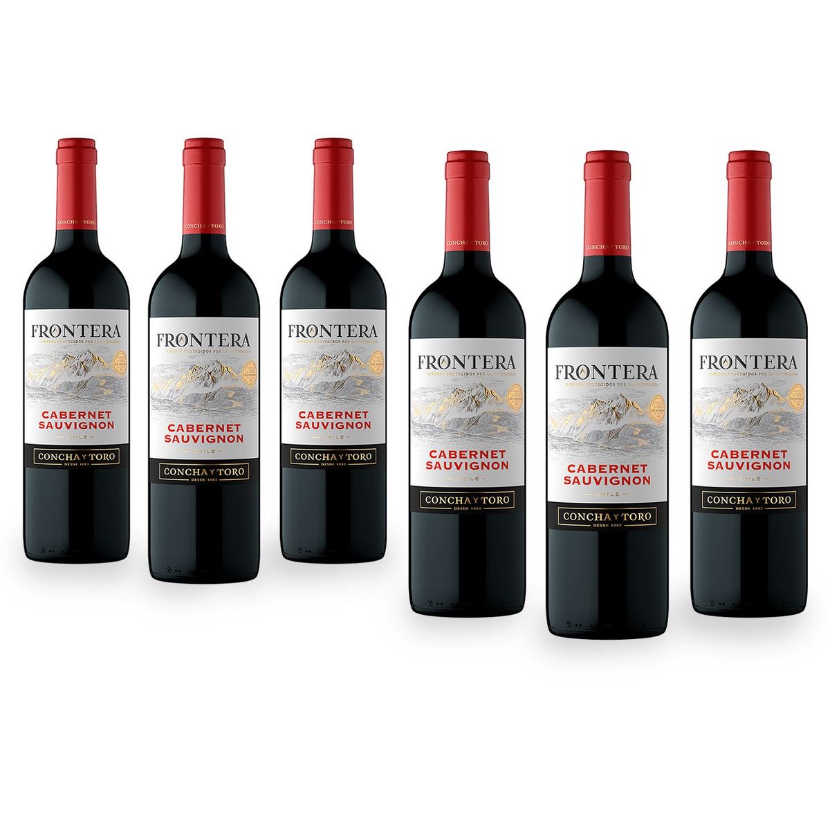 FRONTERA - Pack x6 Vino Frontera Cabernet Sauvignon 750ml