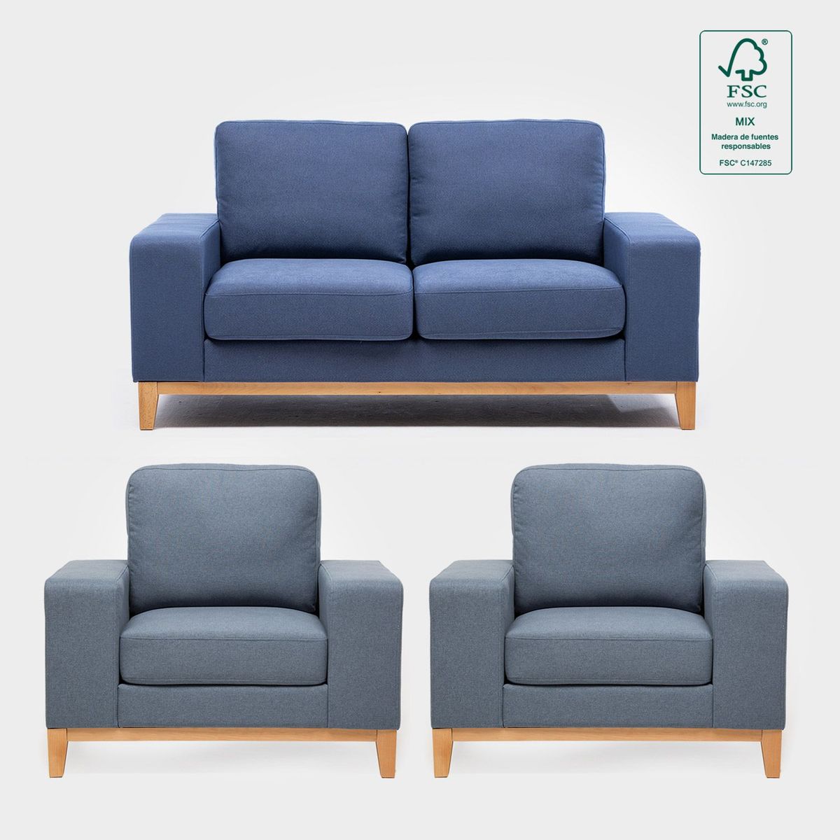 BASEMENT HOME - Juego de Sala Covington 2-1-1 Cuerpos