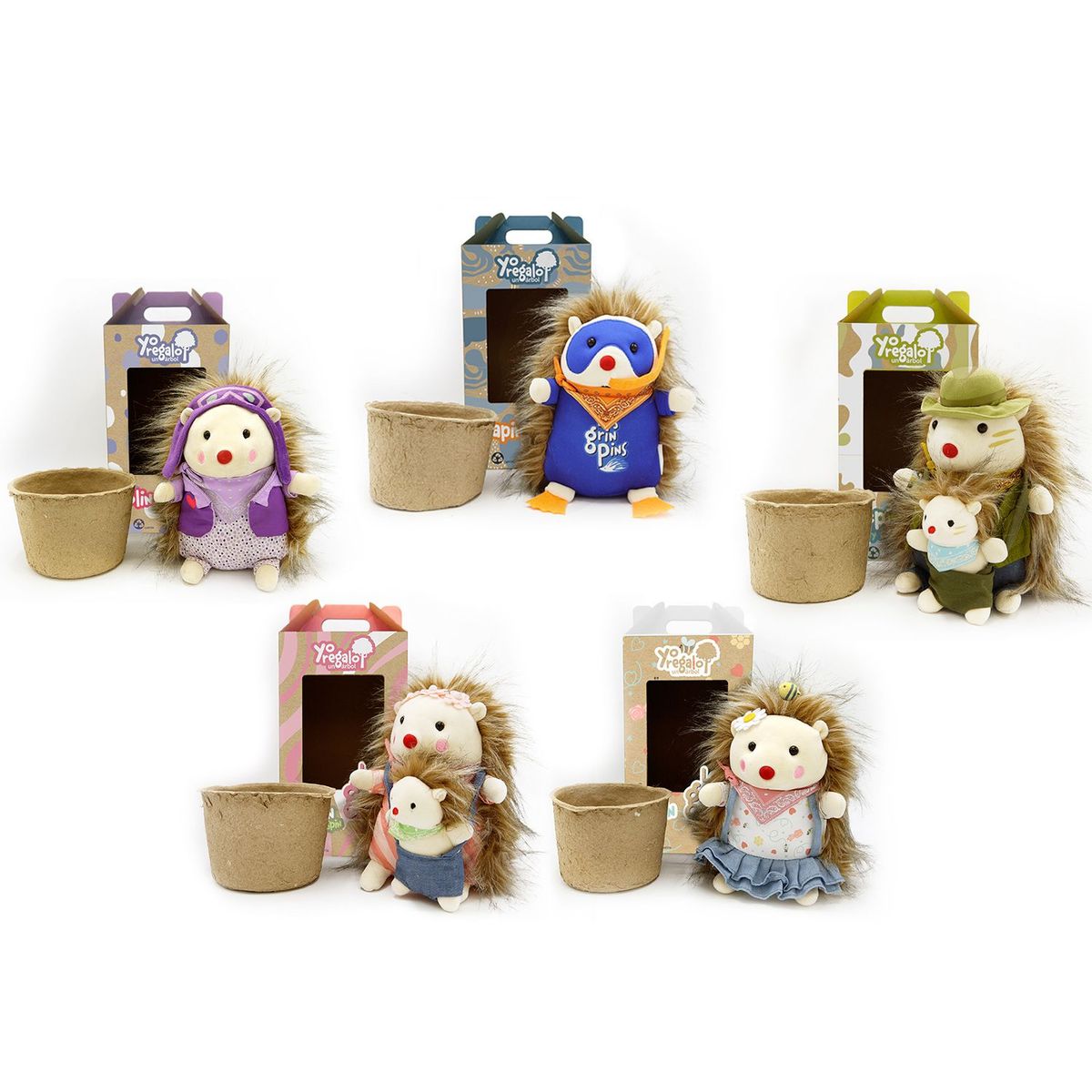 GRINPINS - Pack de Peluches Grinpins