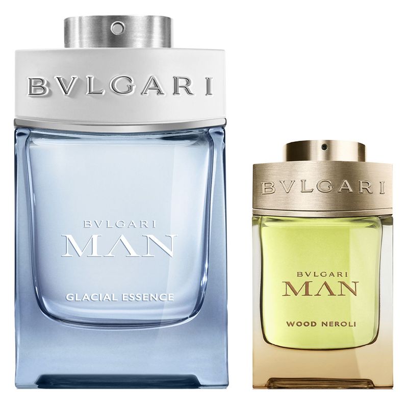 BVLGARI - Bvlgari Man Glacial Essence Edp 100 ml + Man Wood Neroli Edp 15 ml