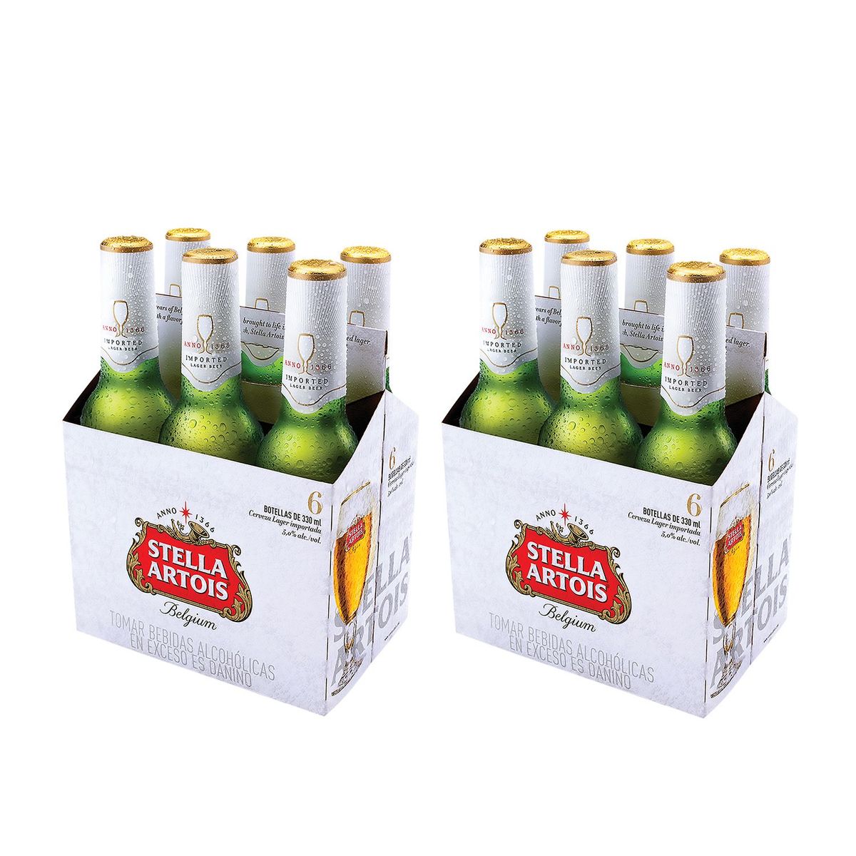 STELLA ARTOIS - Cerveza Stella Artois 12und x 330ml