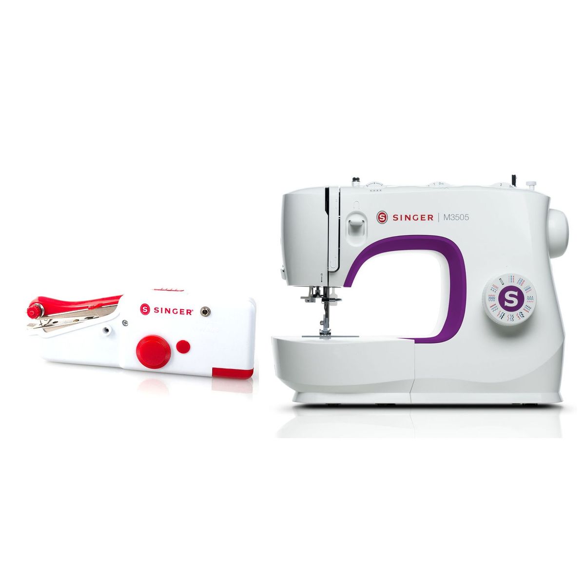 SINGER - Combo:M3505 - Singer + Máquina Manual Portátil Singer