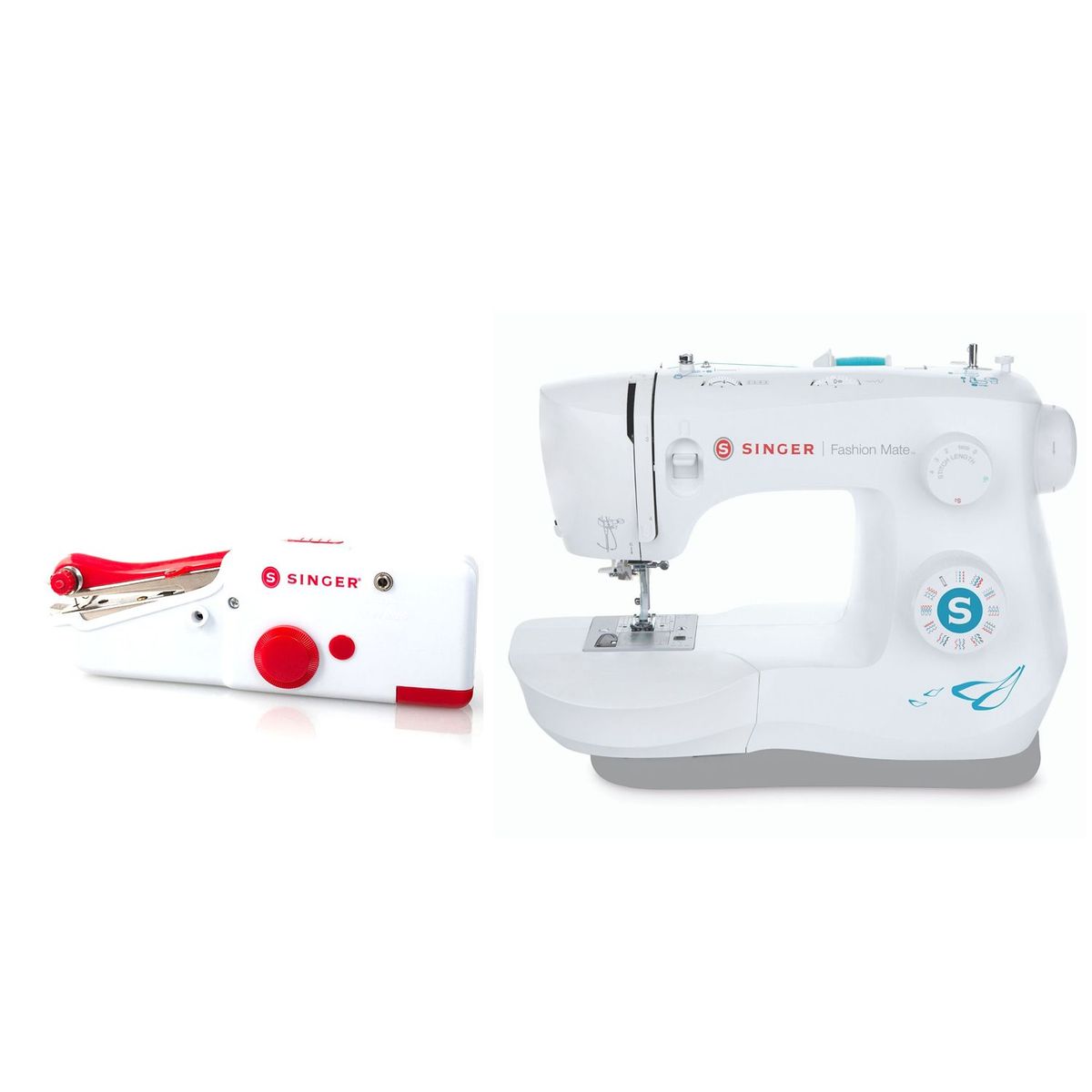 SINGER - Combo: Fashion Mate 3342 - Singer + Máquina Manual Portátil Singer