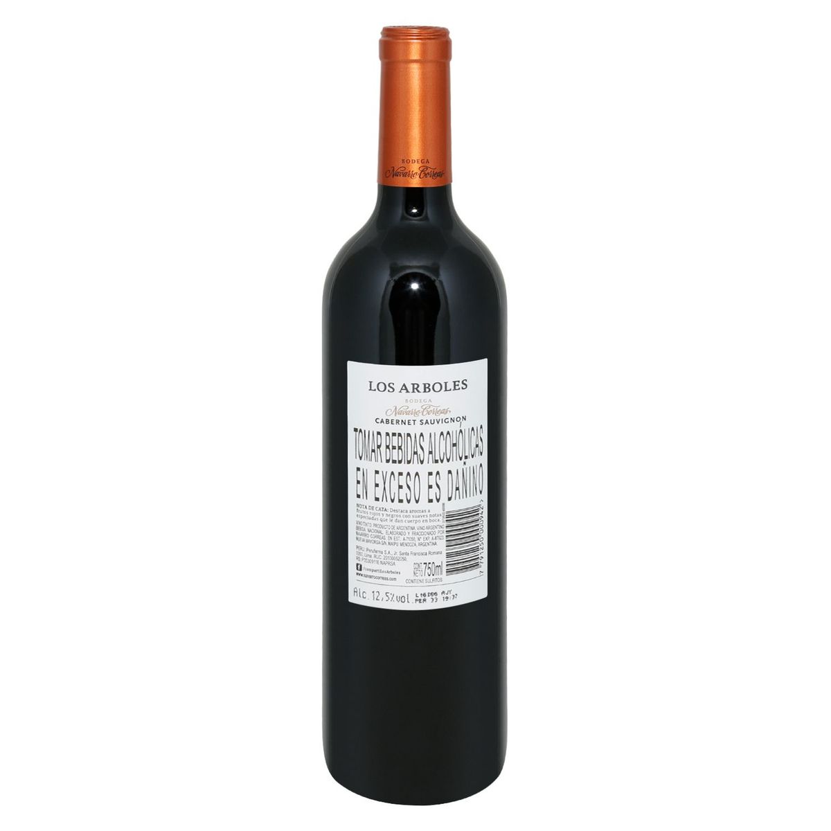  - Vino Los Arboles Cabernet - Malbec 750ml x 3 Botellas