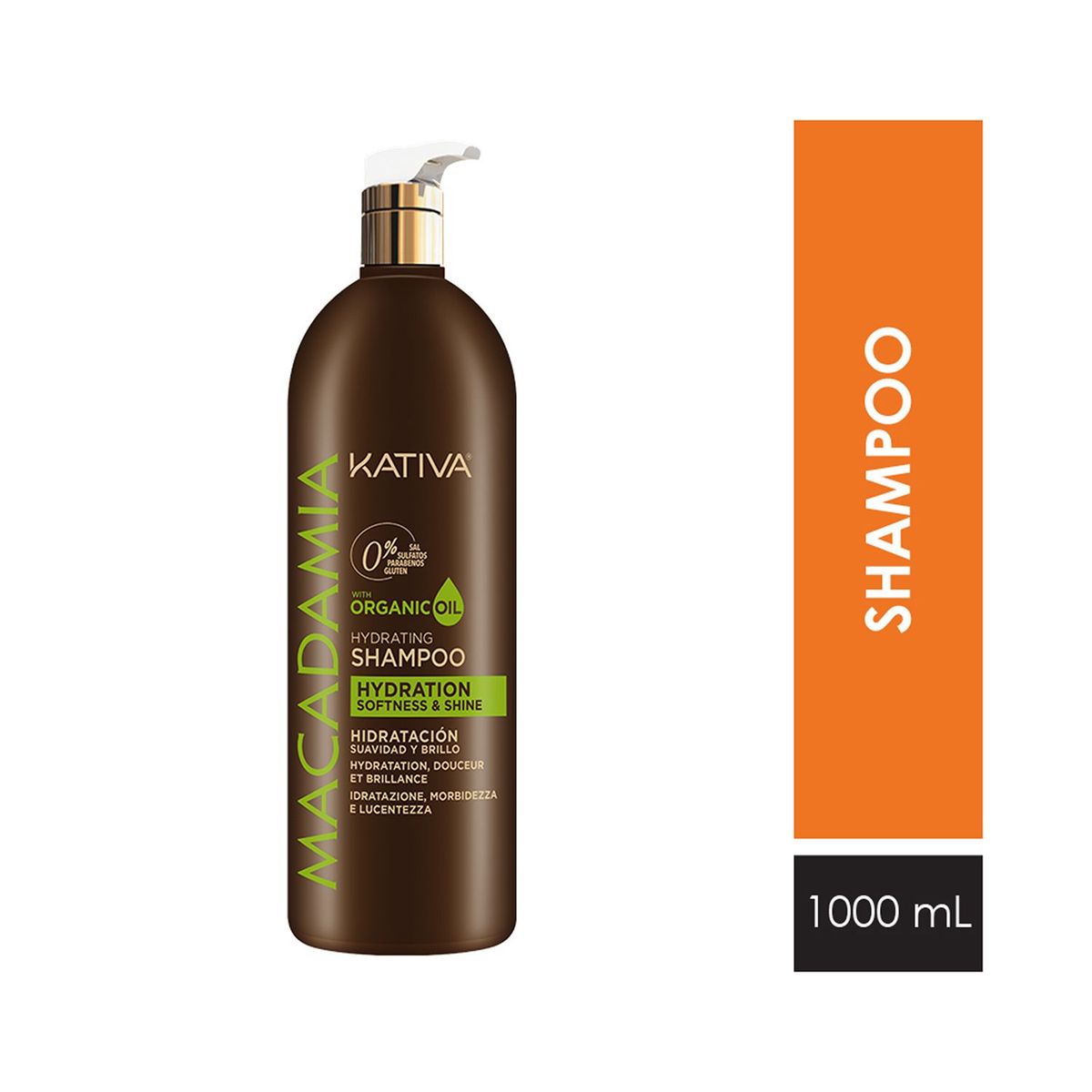 KATIVA - KATIVA SUPER PACK MACADAMIA 1 LITRO (SHAMPOO + ACONDICIONADOR)