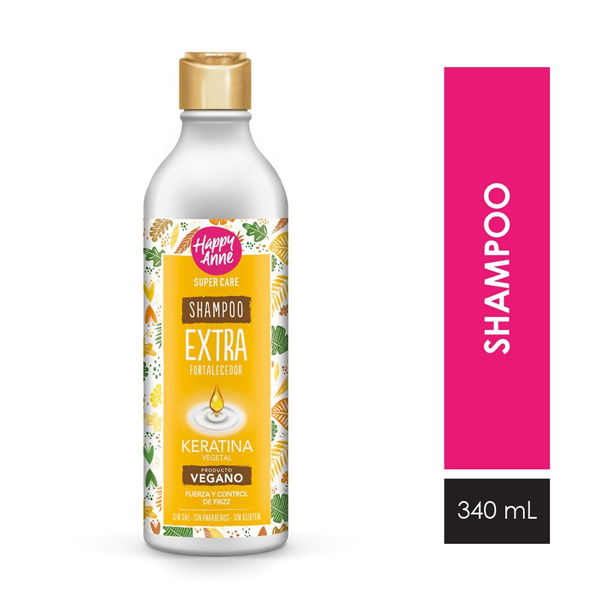 HAPPY ANNE - HAPPY ANNE SUPER PACK KERATINA 340 ML  (SHAMPOO + ACONDICIONADOR)