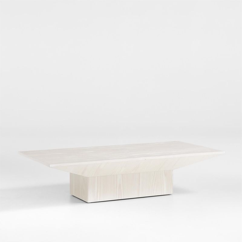 CRATE & BARREL - Mesa de Centro Rectángular de Madera de Pino Icon