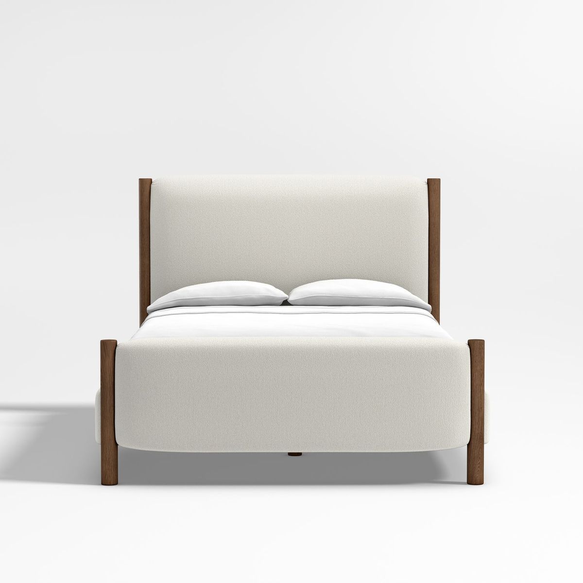 CRATE & BARREL - Cama Queen Goleta Bouclé