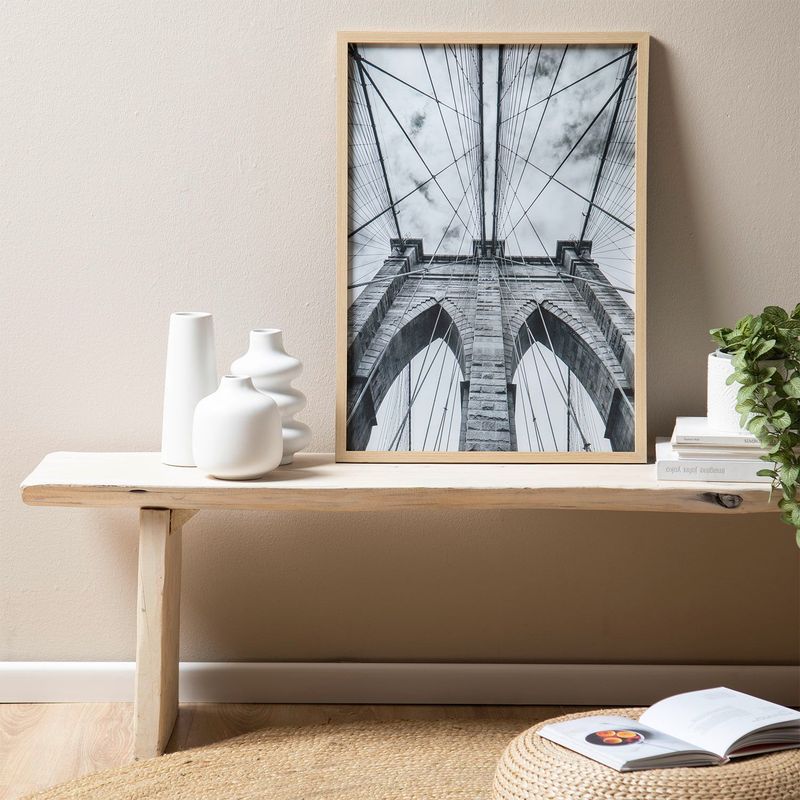 BASEMENT HOME - Cuadro + Lámina Decorativa Ciudad 50x70cm