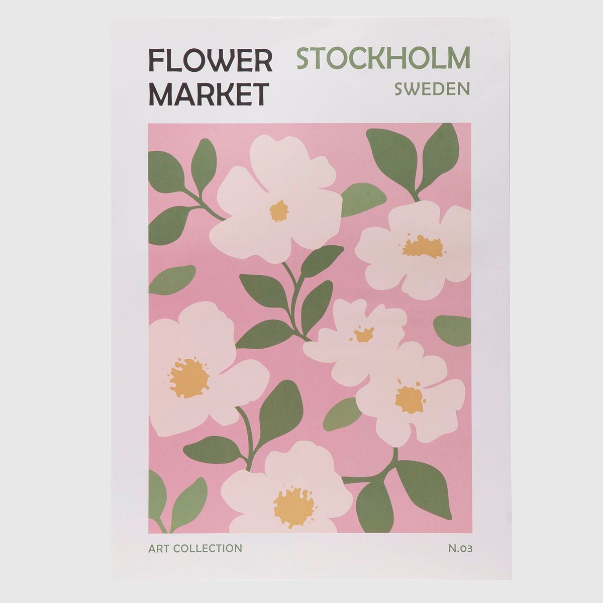 BASEMENT HOME - Cuadro + Lámina Decorativa Stockholm 50x70cm