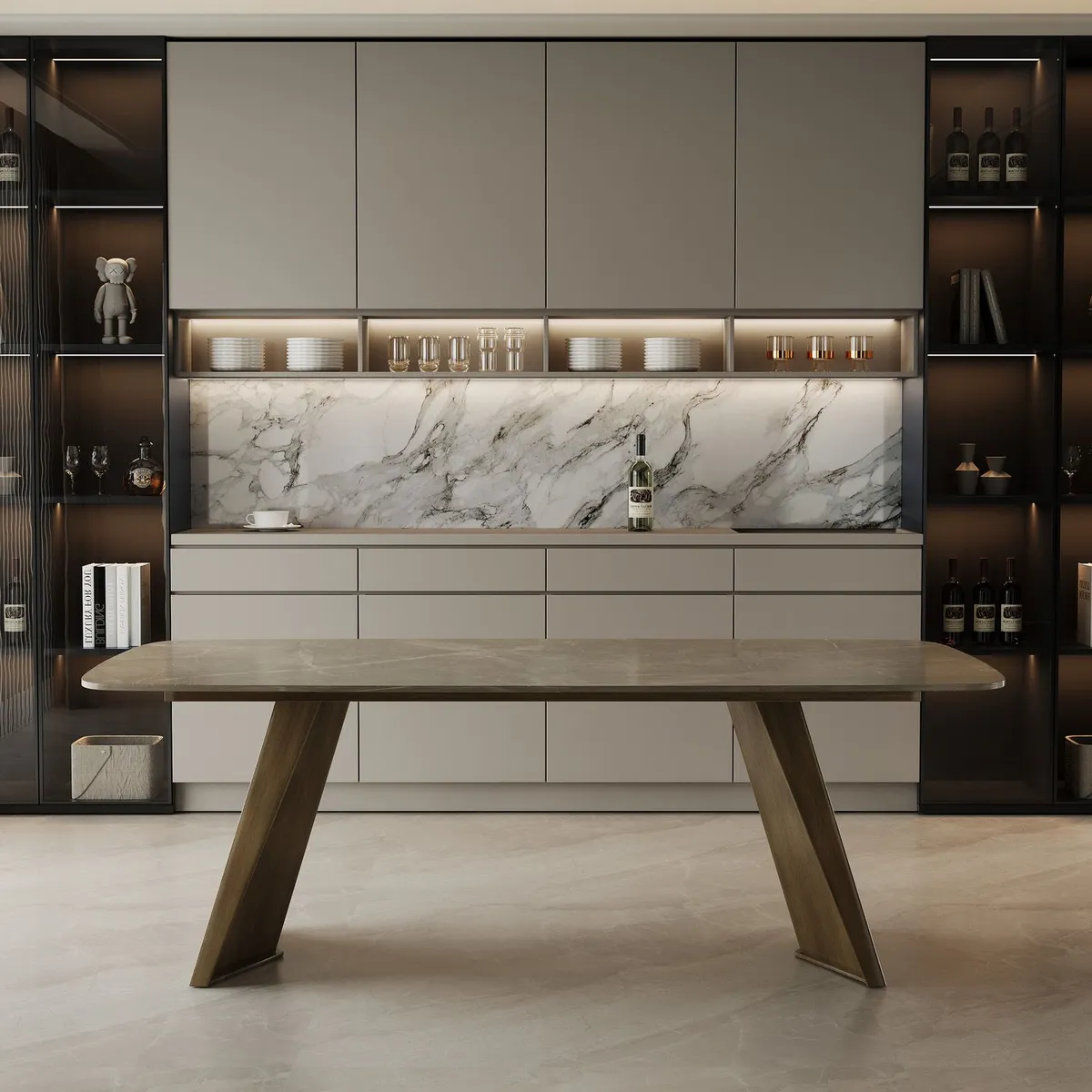 BASEMENT HOME - Juego de Comedor Milán 6 Sillas