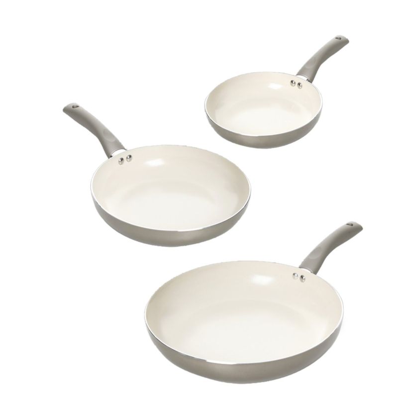 Set Di 3 Padelle Antiaderenti Koch Kode In Ceramica, 20-24-28 Cm, Per Induzione E Forno