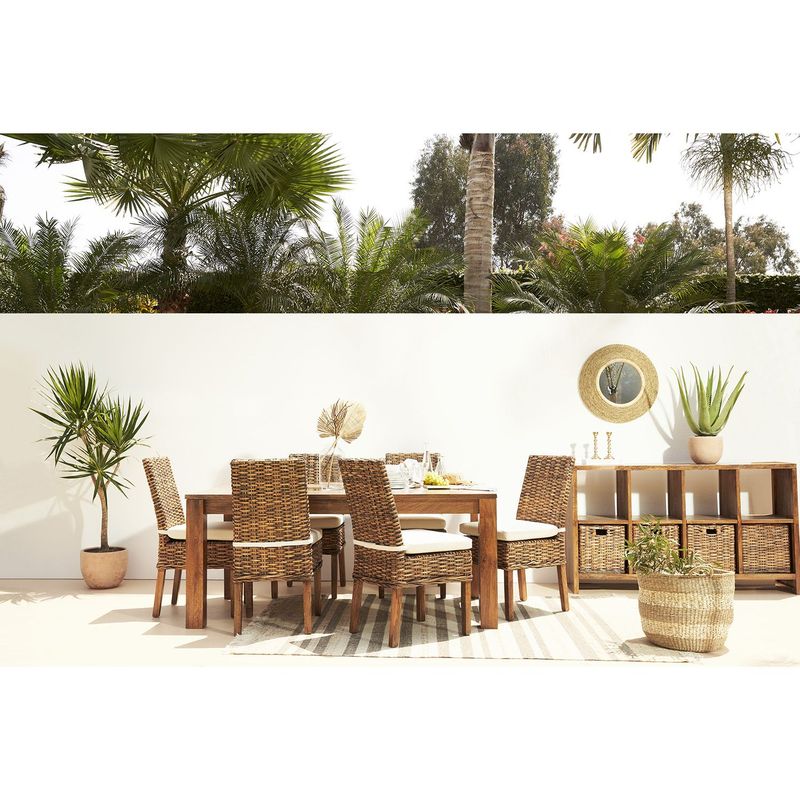 BASEMENT HOME - Juego de Comedor de Terraza Kretes 6 Sillas
