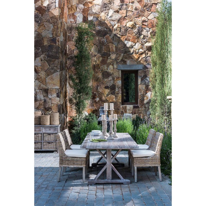 ROBERTA ALLEN - Juego de Comedor de Terraza Kubu 6 Sillas