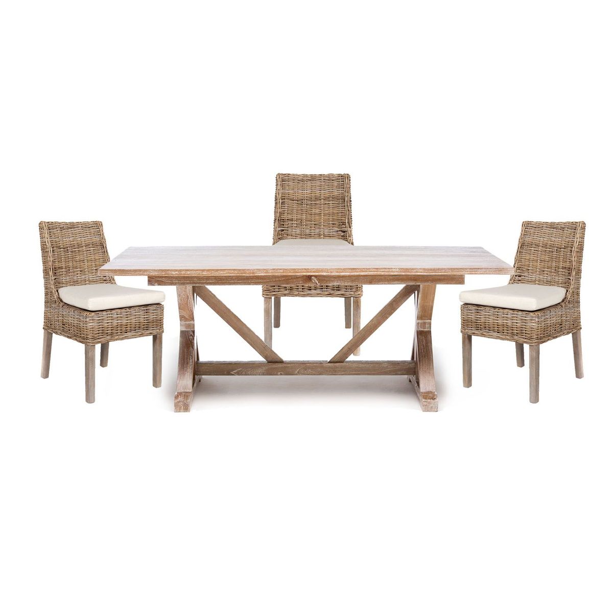 ROBERTA ALLEN - Juego de Comedor de Terraza Kubu 6 Sillas