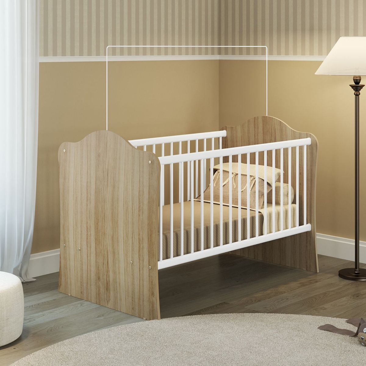 MICA KIDS - Combo Cuna Angels + Colchón Dröm