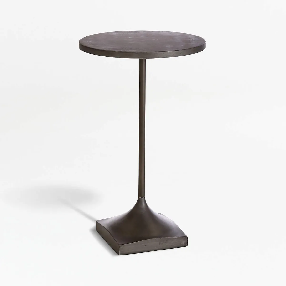 CRATE & BARREL - Mesas Auxiliares Prost con Base de Aluminio Set de 3