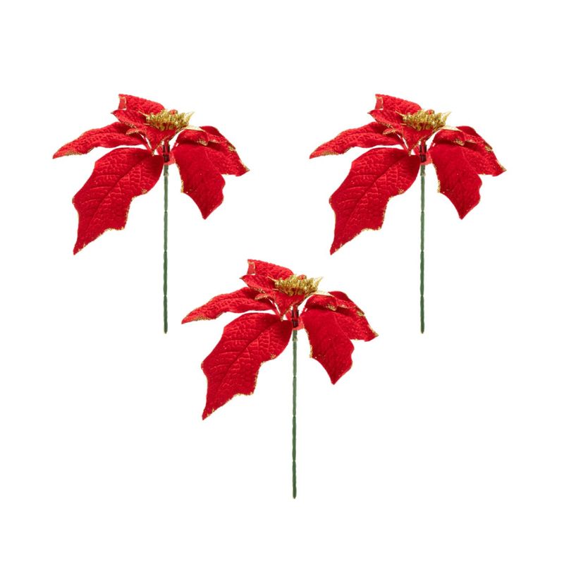 MICA - Setx3 Poinsettia 23 cm