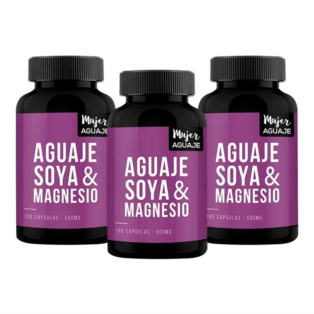 MUJER AGUAJE - Aguaje Soya Y Magnesio Mujer Aguaje Pack X 3