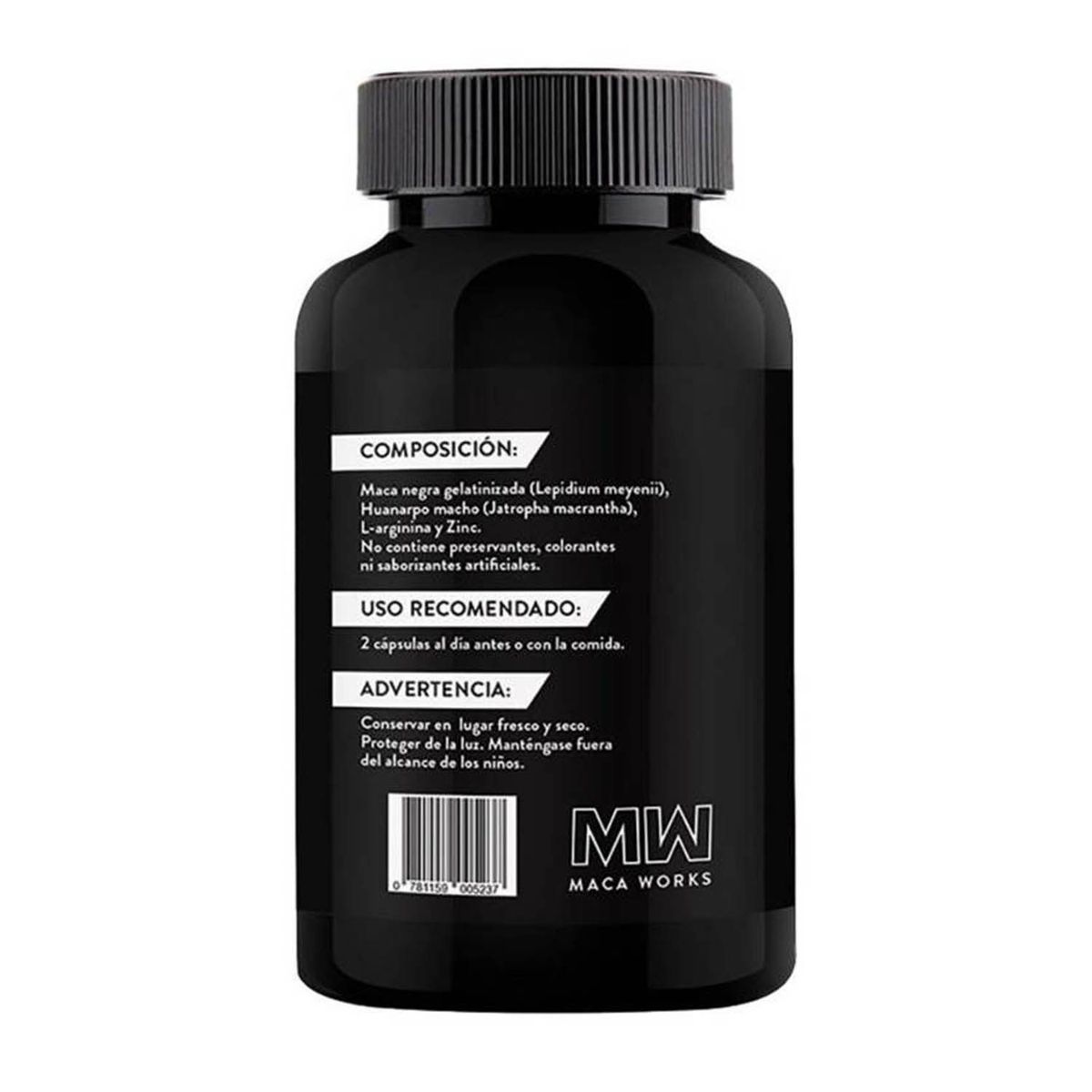 MACA WORKS - Macho Wolf 60 Cápsulas Maca Works Pack X 3