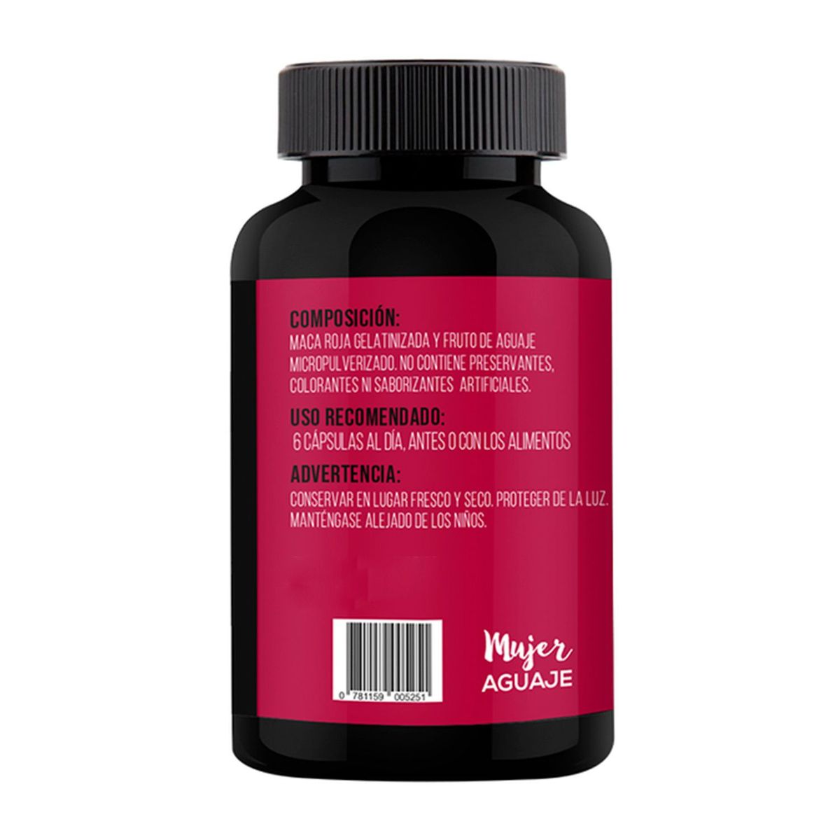 MUJER AGUAJE - Maca Roja Y Aguaje Mujer Aguaje Pack X 3