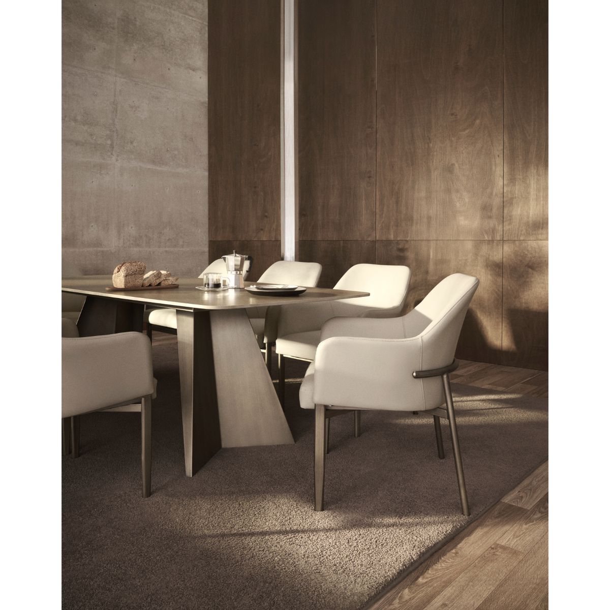 BASEMENT HOME - Juego de Comedor Milán 8 Sillas