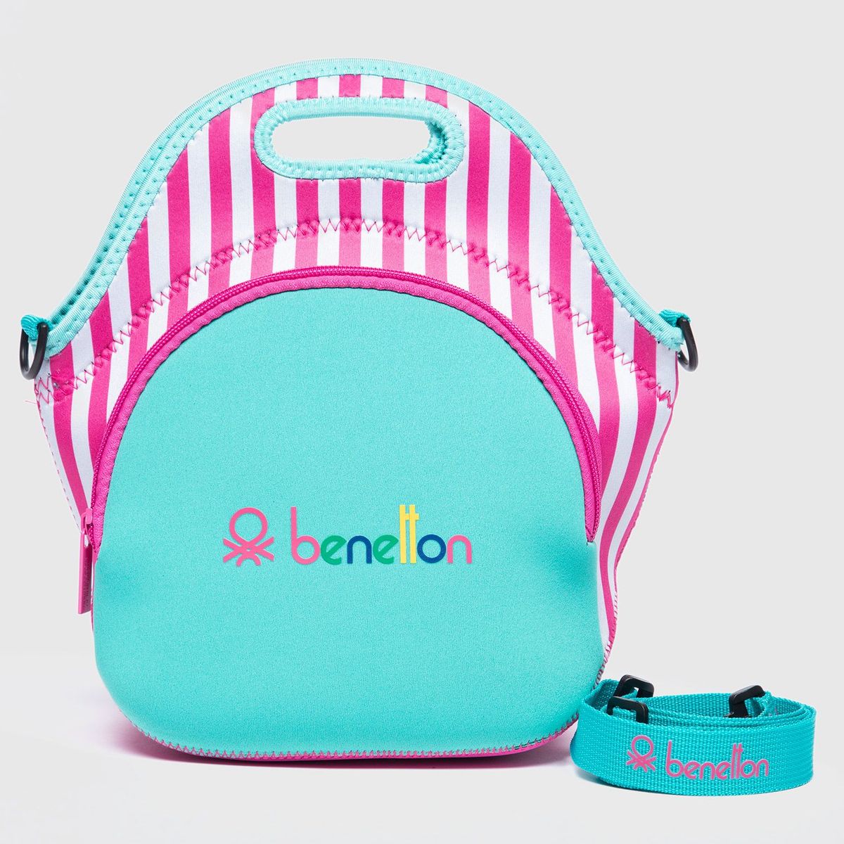 BENETTON - Lonchera + Termo comida Benetton Rosada