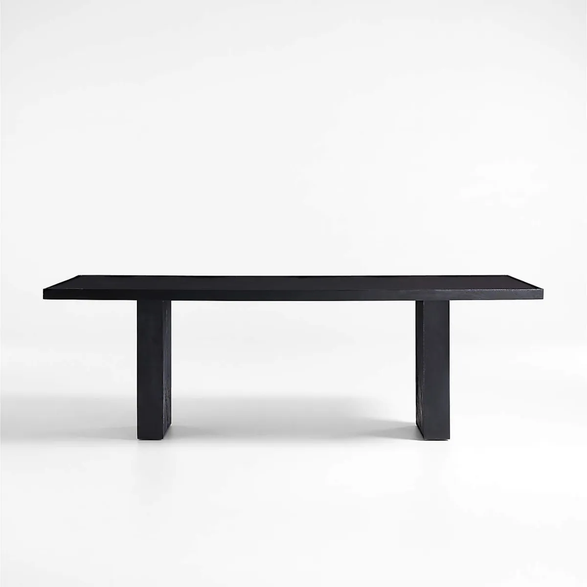 CRATE & BARREL - Mesa de Comedor Dunewood Charcoal de Madera de Mango (6 Puestos)