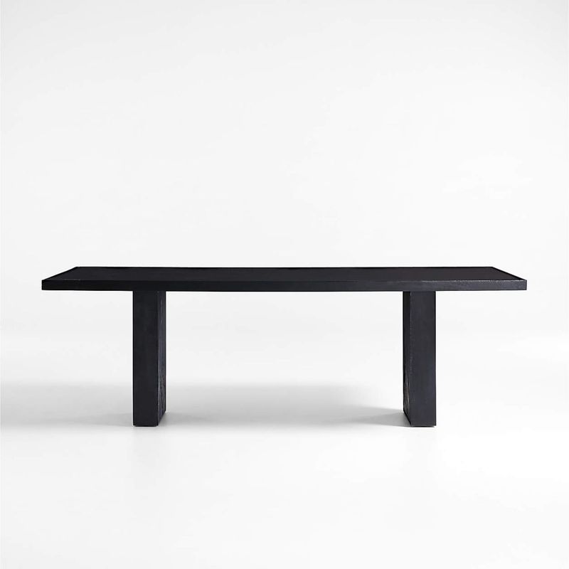  - Mesa de Comedor Dunewood Charcoal de Madera de Mango (6 Puestos)