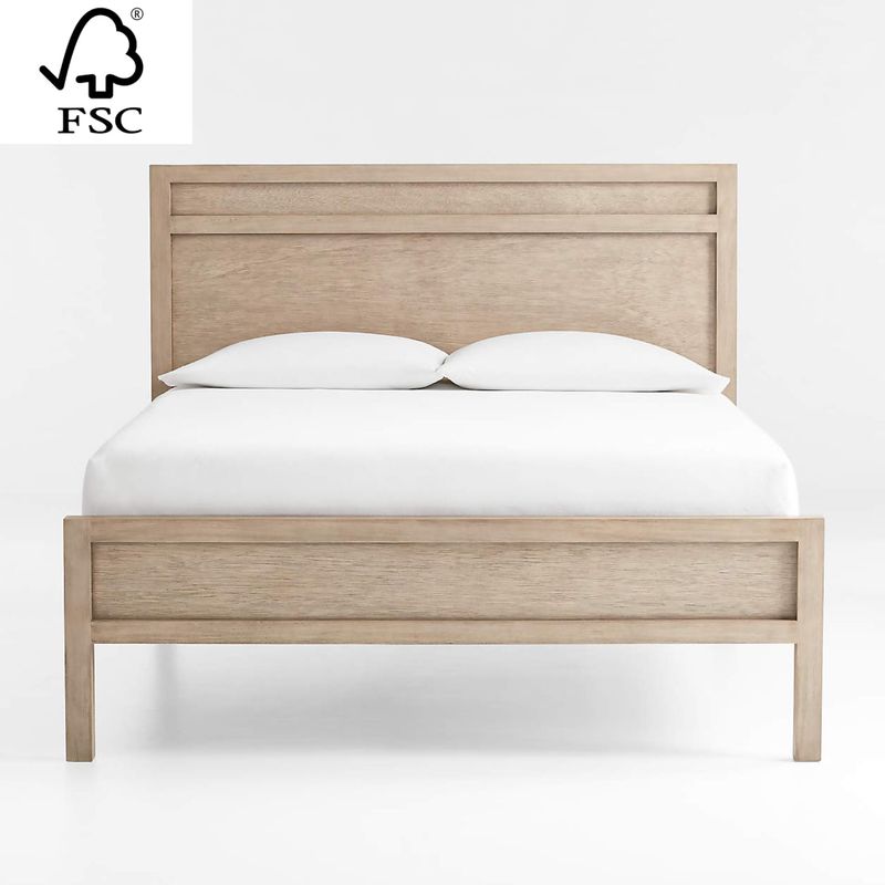 CRATE & BARREL - Cama Queen Keane