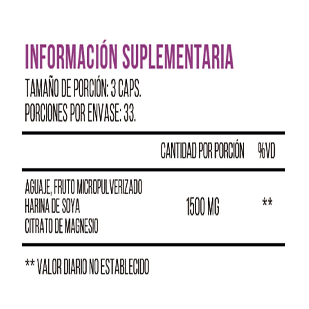 MUJER AGUAJE - Aguaje Soya Y Magnesio Mujer Aguaje Pack X 2