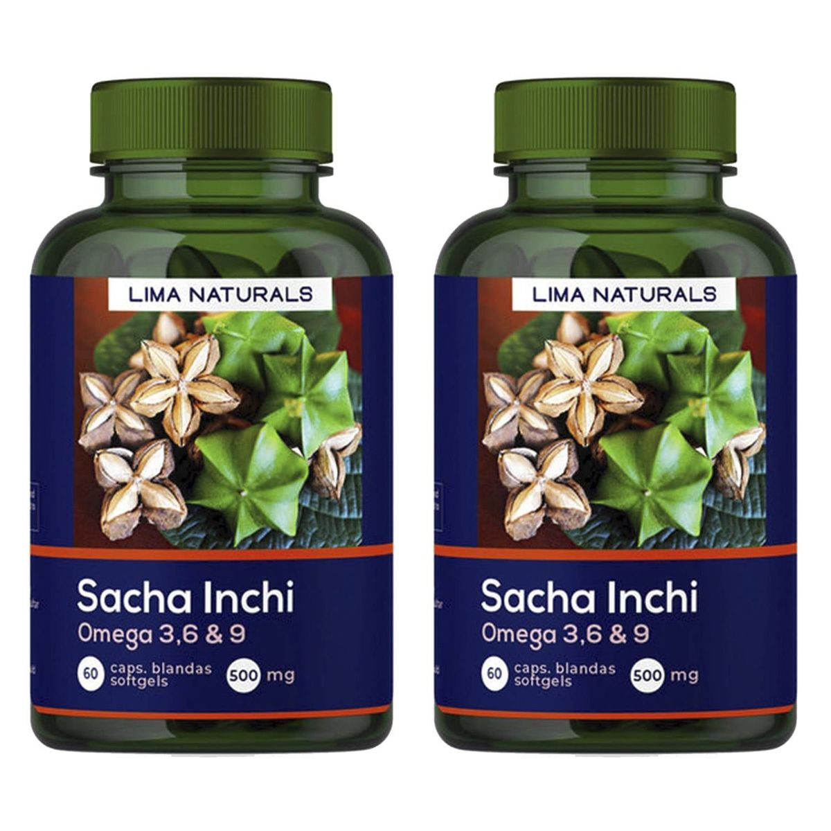 LIMA NATURALS - Sacha Inchi Cápsulas Lima Naturals Pack X 2