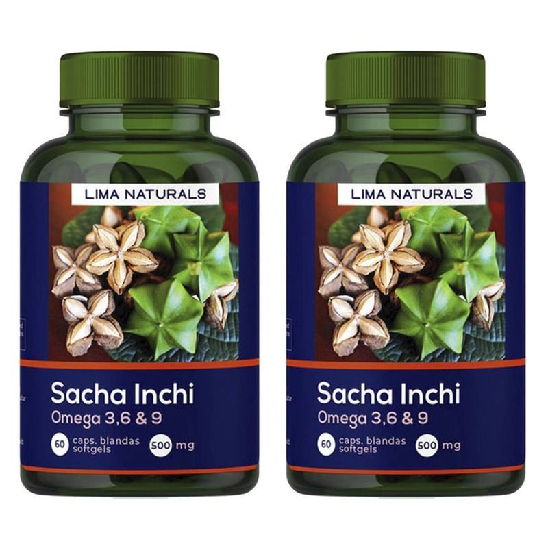 LIMA NATURALS - Sacha Inchi Cápsulas Lima Naturals Pack X 2