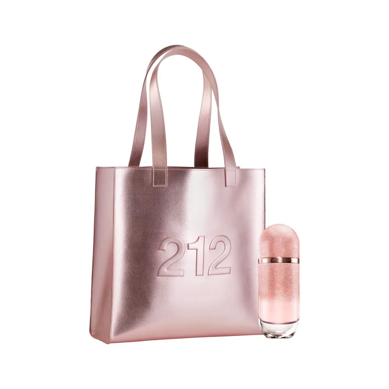 CAROLINA HERRERA - 212 Vip Rose Elixir Edp 80ml + Cartera