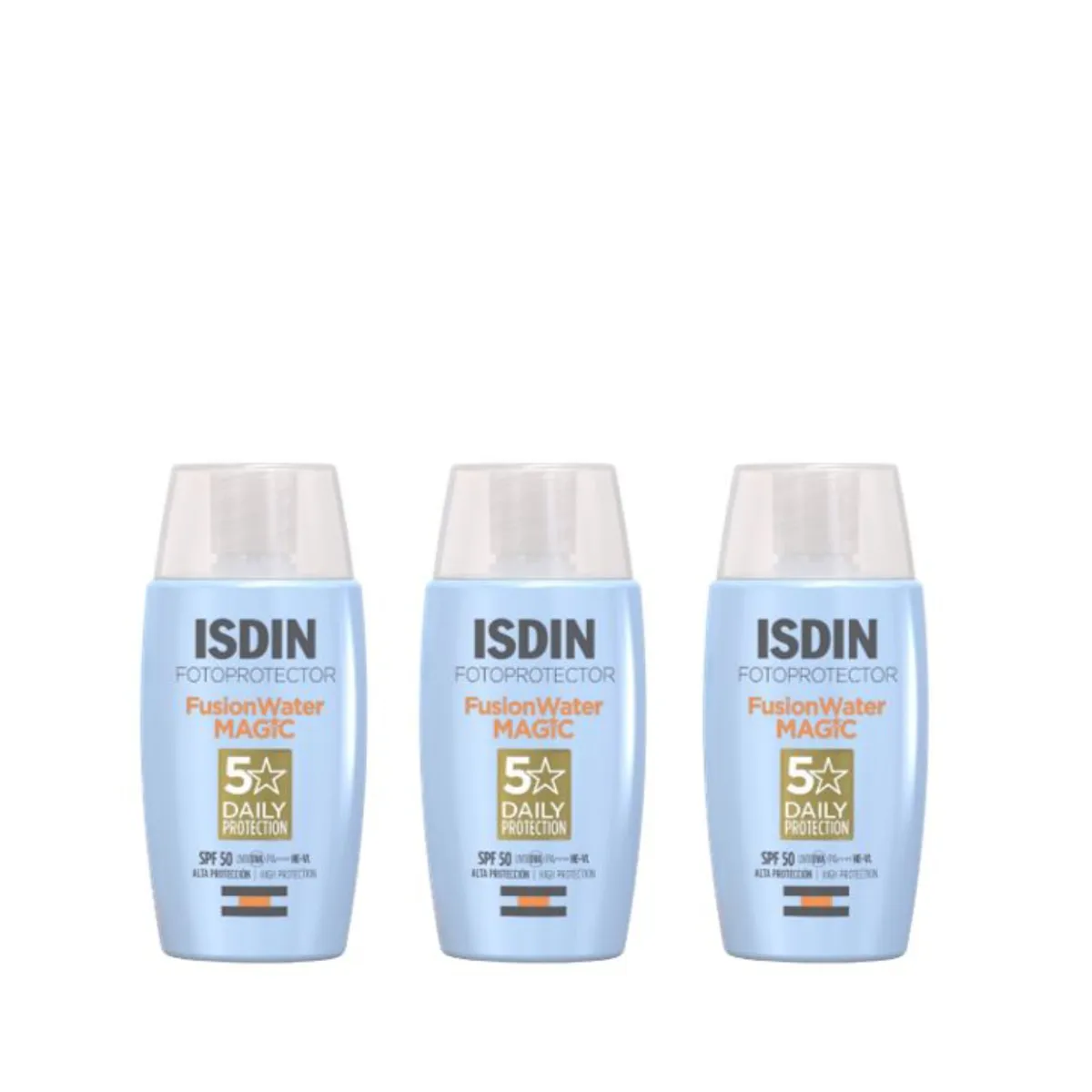 ISDIN - Pack x 3 Fotoprotectores Fusion Water Magic
