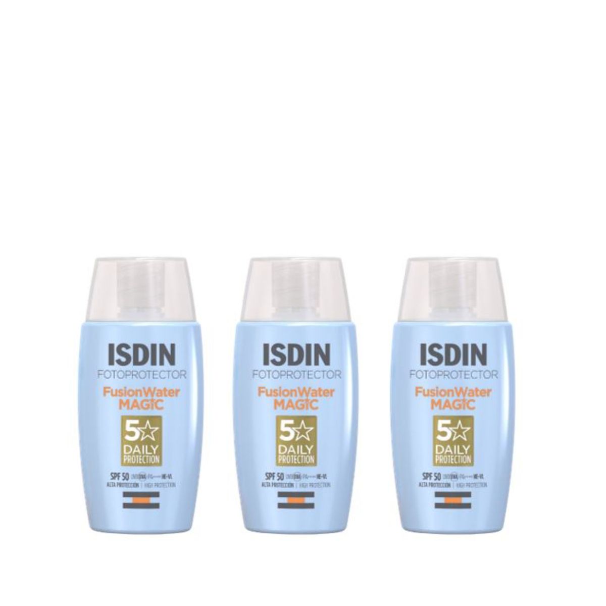 ISDIN - Pack x 3 Fotoprotectores Fusion Water Magic