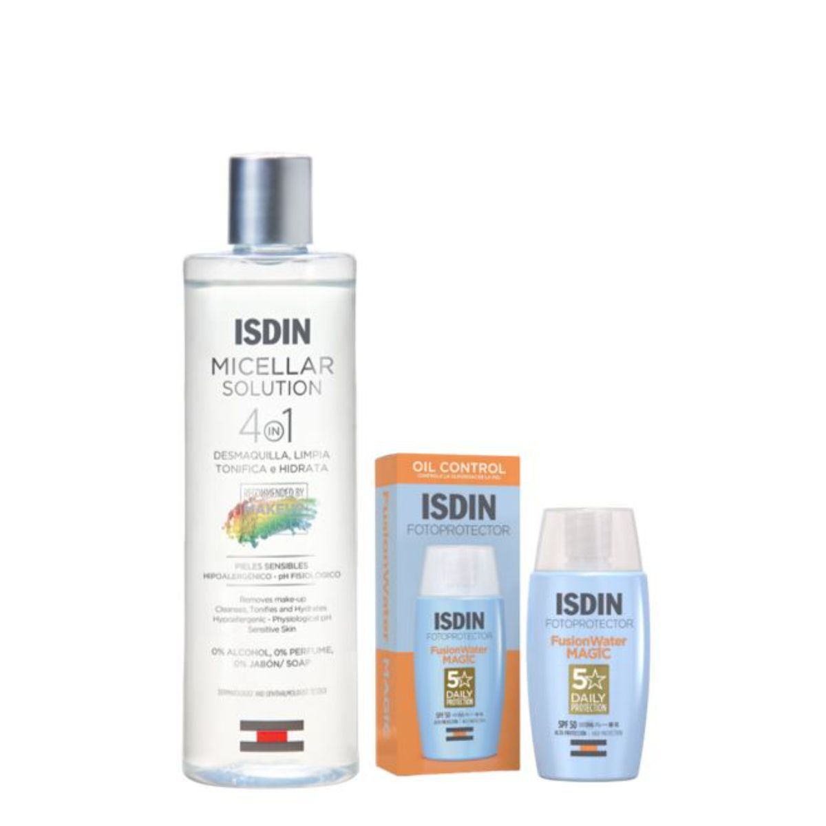 ISDIN - Set Fotoprotector Fusion Water Magic + Micellar Solution 400ml 