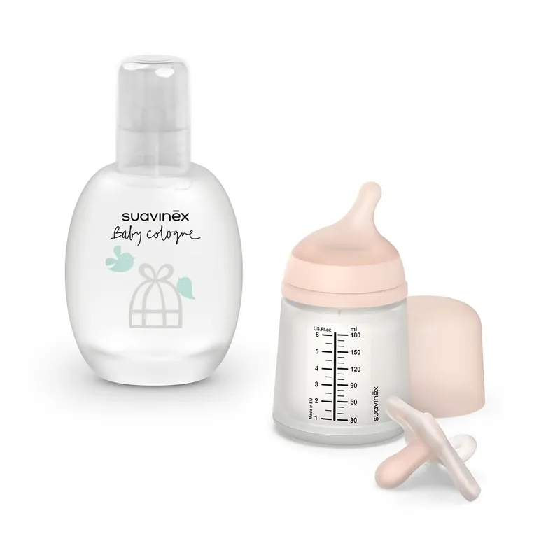 SUAVINEX - Biberon + Chupon Zero Zero + Colonia Suavinex