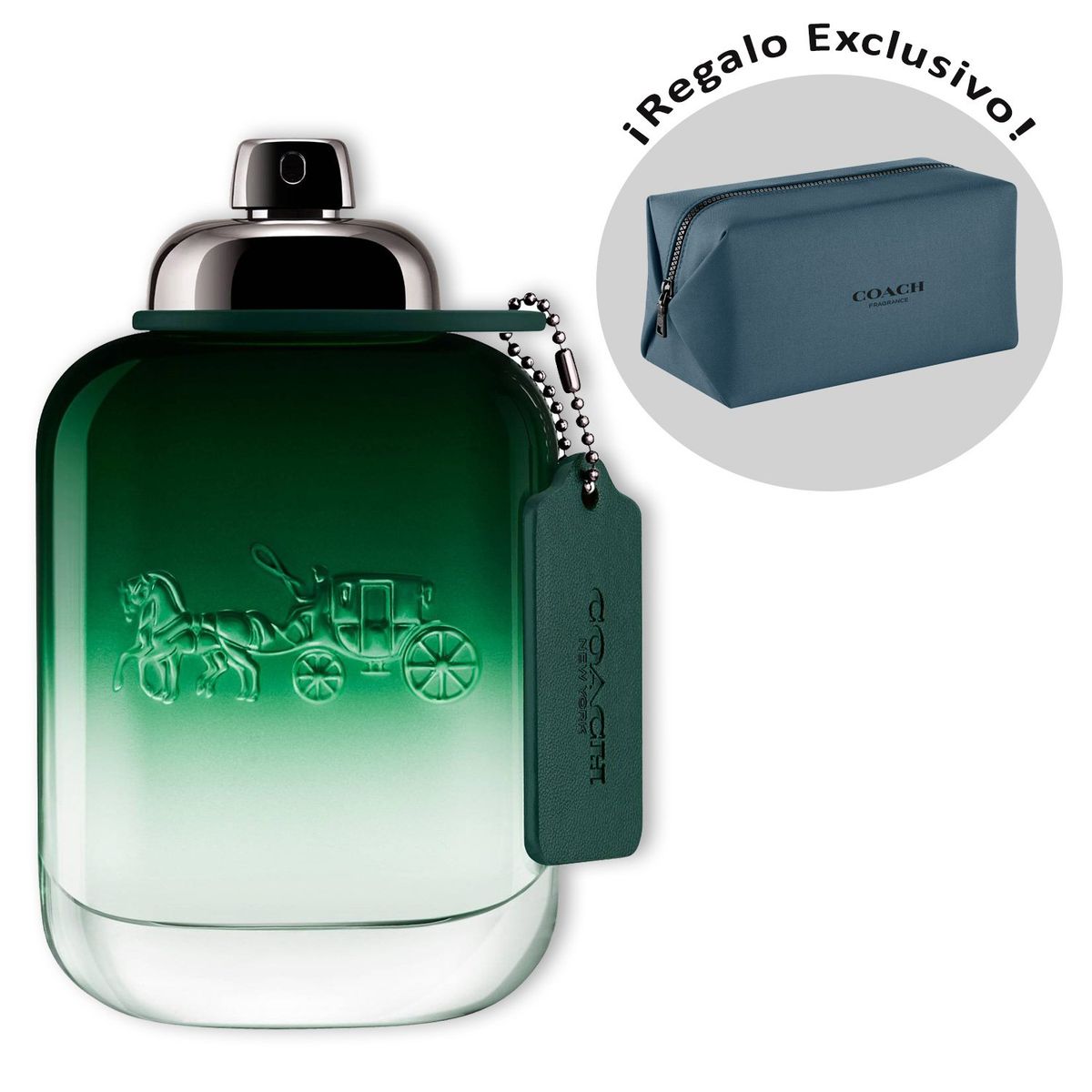 COACH - Pack Coach Man Green Edt 100 Ml + Neceser