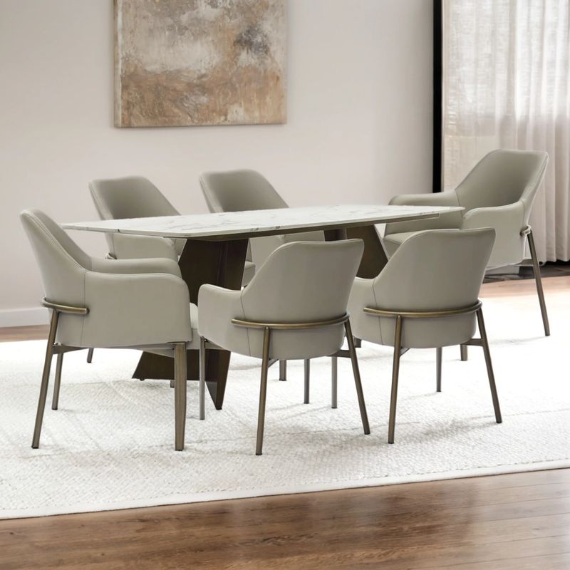 BASEMENT HOME - Juego de Comedor Milan 6 Sillas