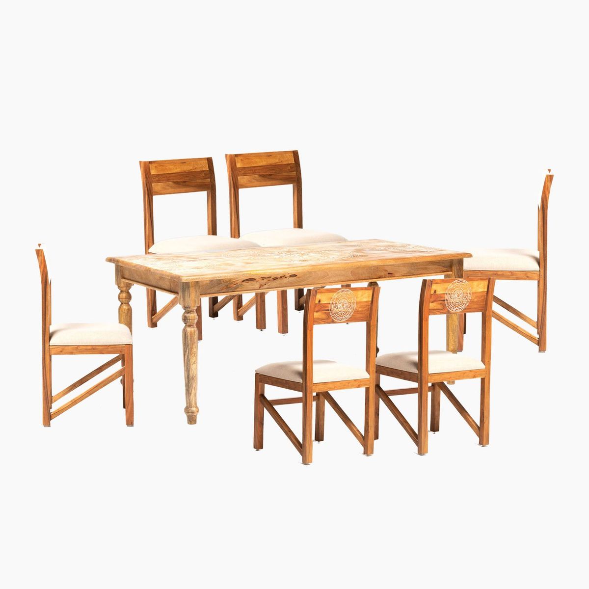 ROBERTA ALLEN - Juego de Comedor Surat 6 Sillas