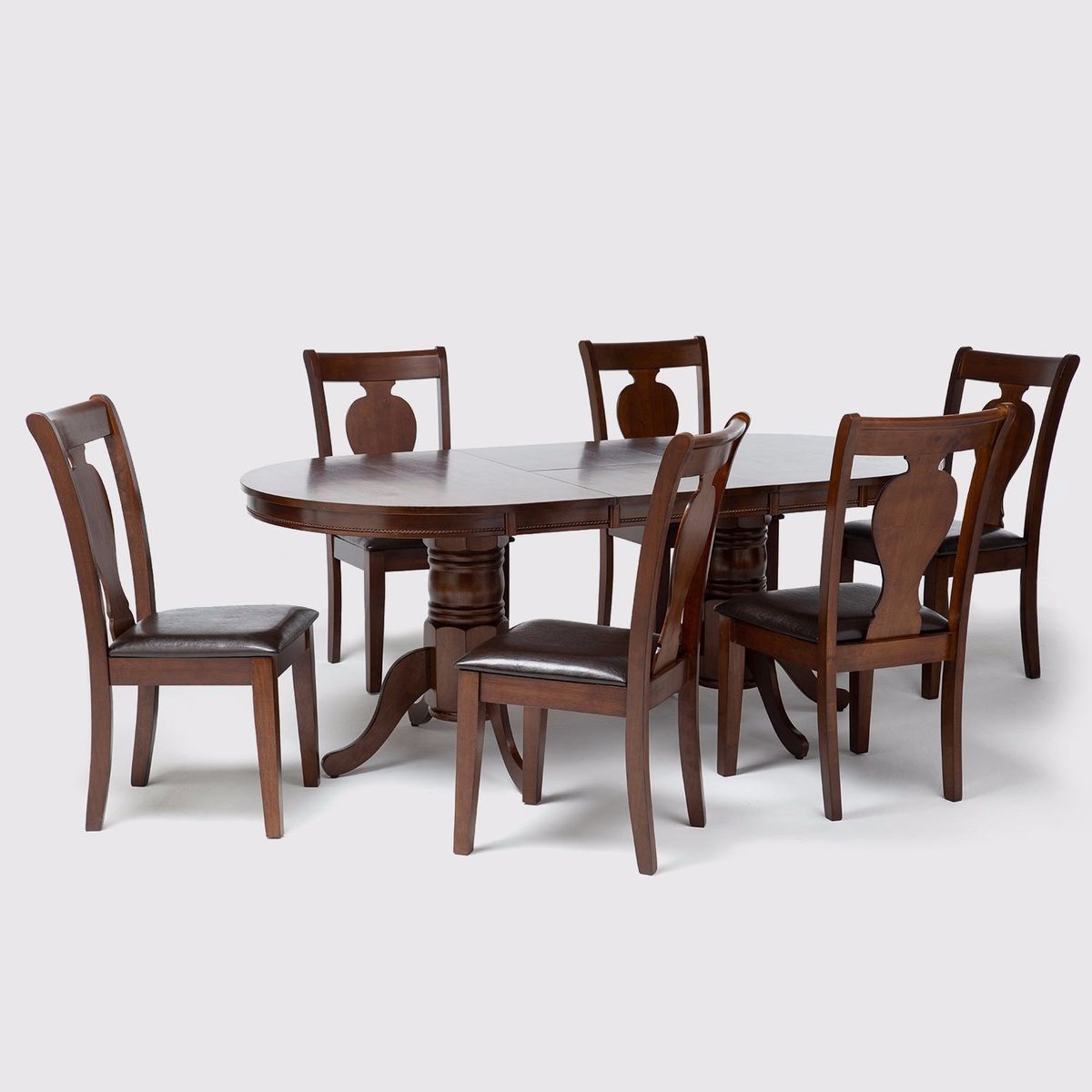 ROBERTA ALLEN - Juego de Comedor Extensible Valerie 6 Sillas