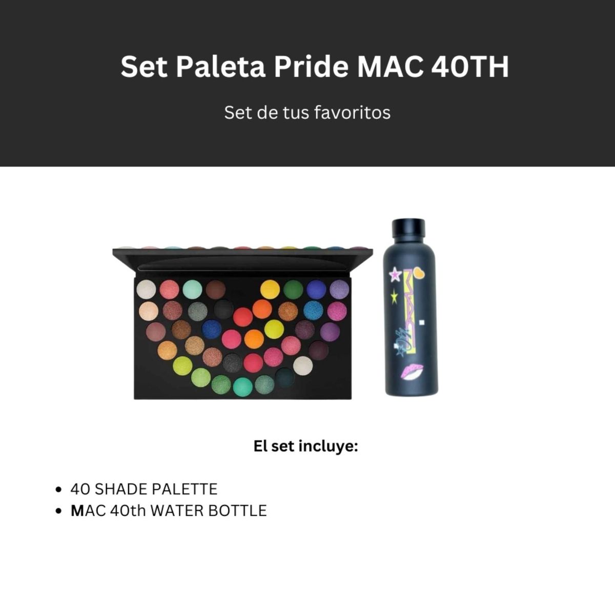 MAC - Set Paleta Pride Mac 40th